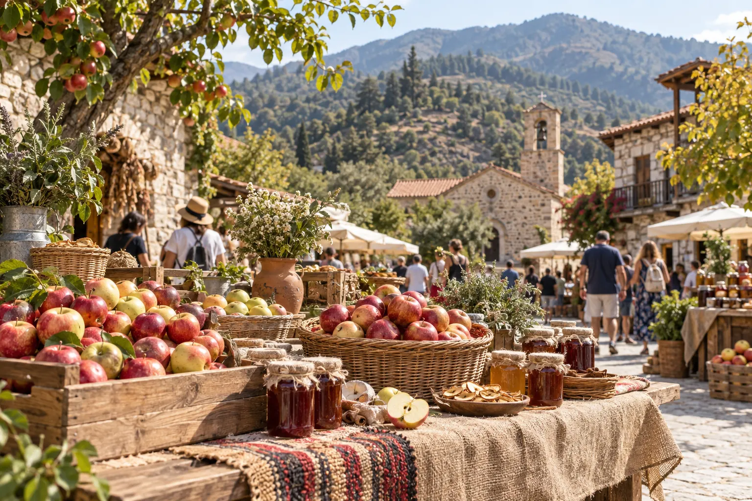 Editorial image for the Kyperounta Apple Festival