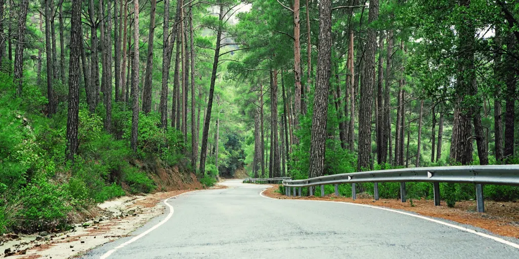 The green mountain landscape of Troodos