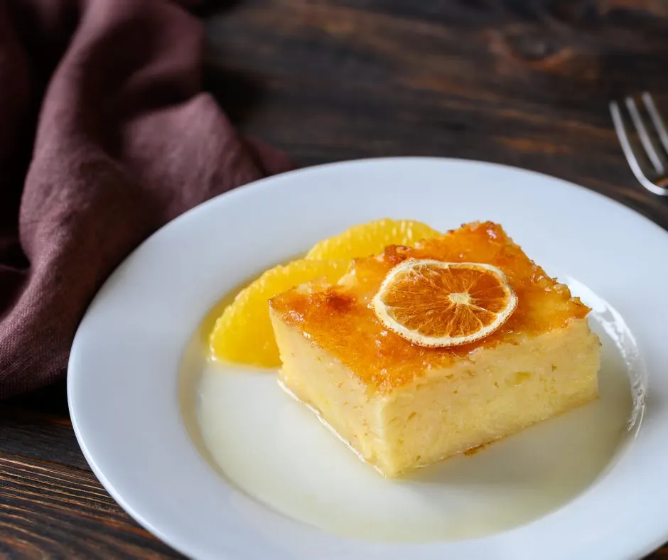 A slice of portokalopita