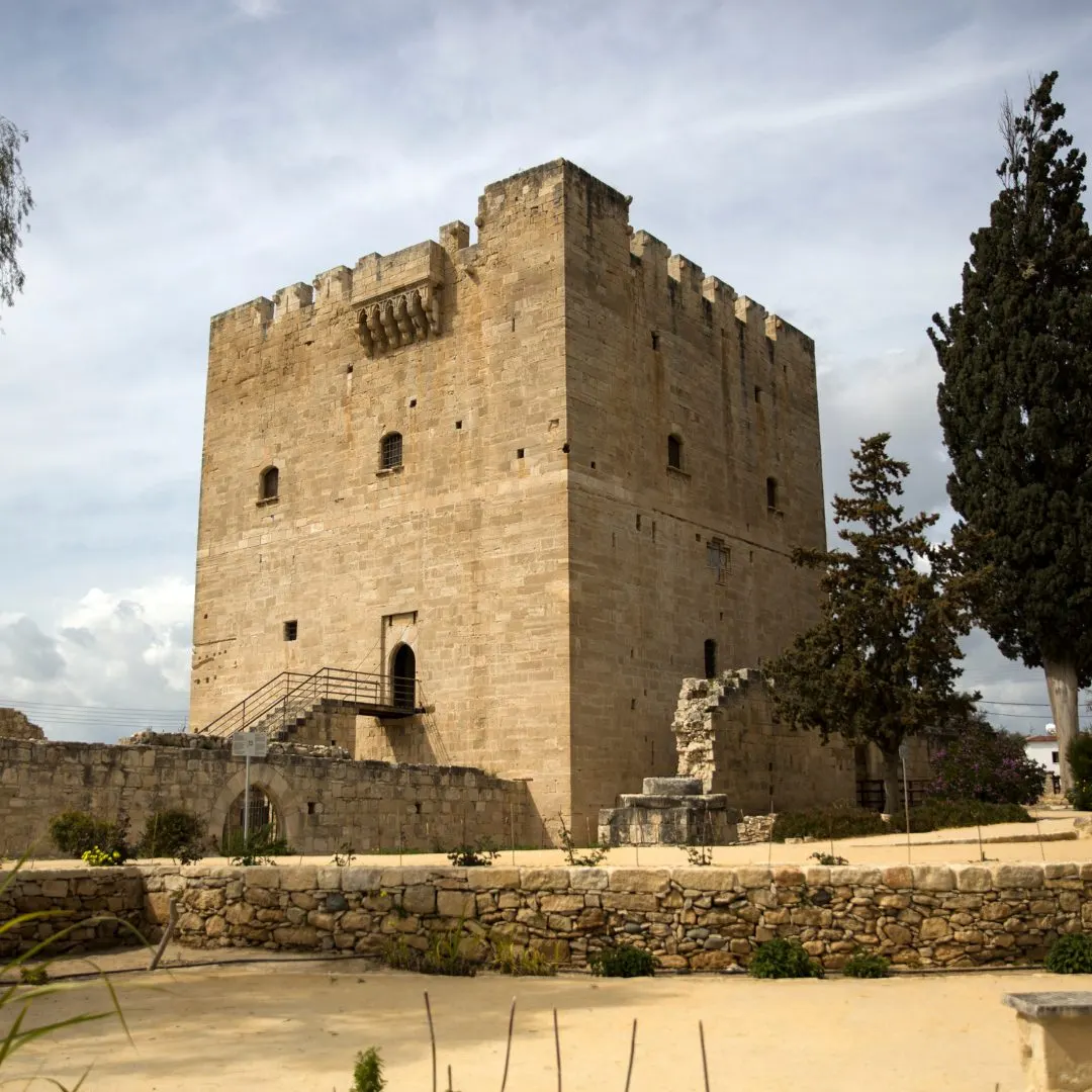 The medieval keep of Kolossi castle